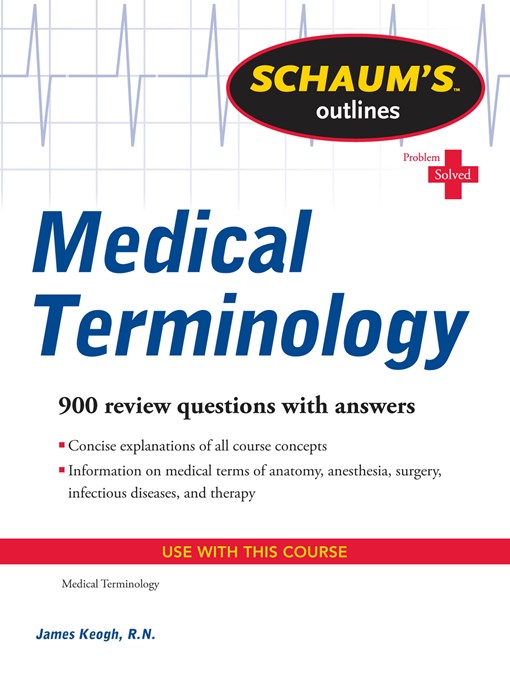 Cover image for Schaum's Outline of Medical Terminology